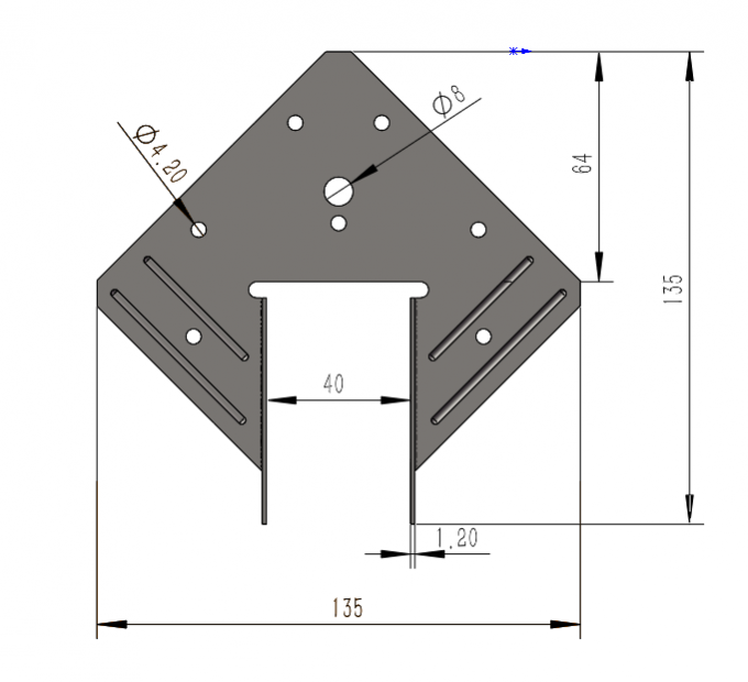 Dây buộc cơn bão cho Rafters Công dụng nặng Galvanized Giàn treo treo dây chuyền cơn bão cho gỗ treo cấu trúc gỗ 5