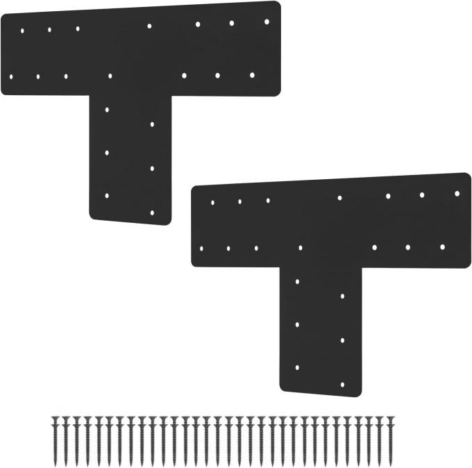 Đen bột phủ đệm góc phải cho sửa chữa góc cho đồ nội thất nhà Pavilion Truss khung làm bằng thép 0