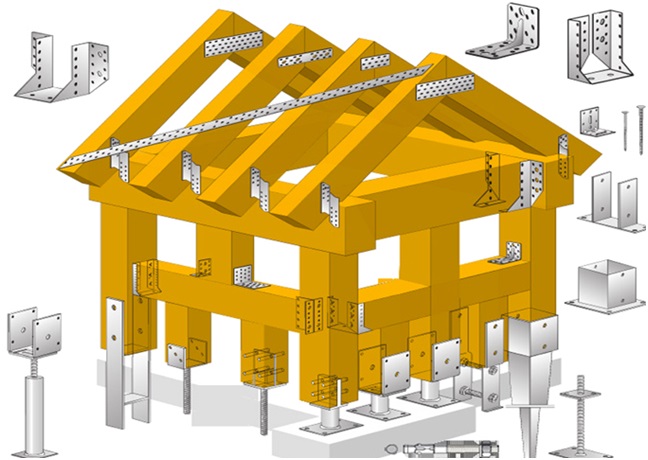 Truss Nail Plate, Truss Plate 4x6 Inch, Truss Repair Plate với răng móng, Repair Plate cho mái nhà bằng gỗ 6