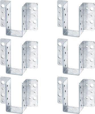 2X10 Joist Hanger 20 Gauge LU210 Galvanizing Face Mount Joist Hangers cho gỗ Bão dây đai áp dụng rộng rãi Rafter Ties
