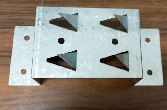 Kẹp đinh góc âm thanh, đệm gắn kim loại bạc cho bảng âm thanh, phần cứng lắp đặt cách âm tường