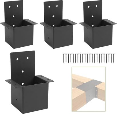 Pergola Brackets 4x4 Rafter Post Brackets Pergola Kit Gazebo Brackets Wall Mount Bracket Kit cho các cột gỗ Pergola Post Connector hoặc Deck Railing