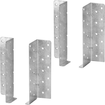 Giá đỡ dầm thép mạ kẽm Chia đôi Gắn tường Giá đỡ dầm Móc bão cho dầm